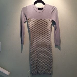 Cut 25 sweater mini dress